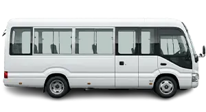 سيارة تويوتا كوستر لخدمات نقل المطار والنقل السياحي في مصر